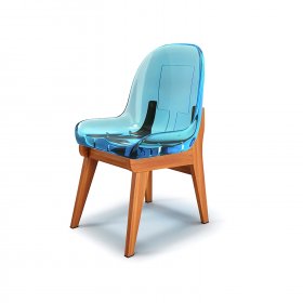 Cadeira Zele Azul Turquesa